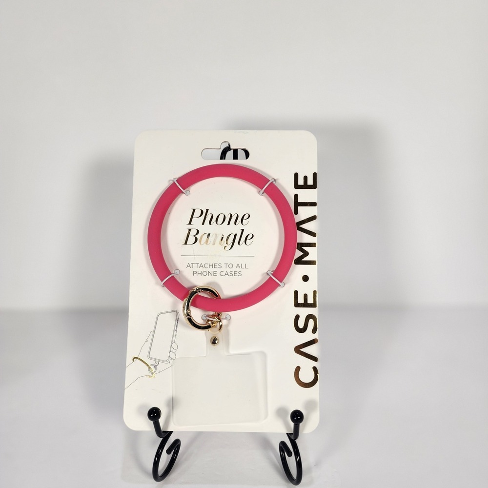 Case-Mate Phone Bangle Pink Silicone Wristlet Strap Universal CM056196-05 NIP